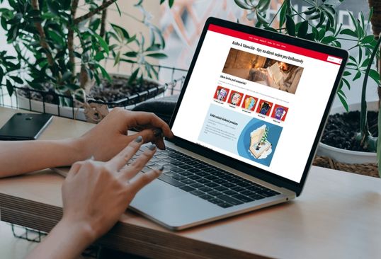 Kampaňová landing page pro Kosmas 