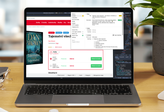 SEO optimalizace e-shopu Kosmas.cz